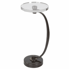 Uttermost Waveney Drink Table - Bronze - 25145