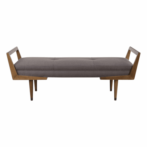 Uttermost Waylon Mid-Century Modern Bench - 23388