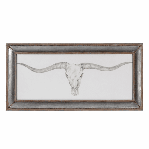 Uttermost Western Skull Mount Print - 51106