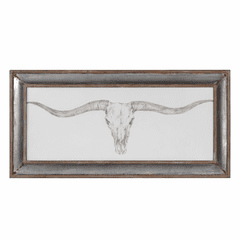 Uttermost Western Skull Mount Print - 51106