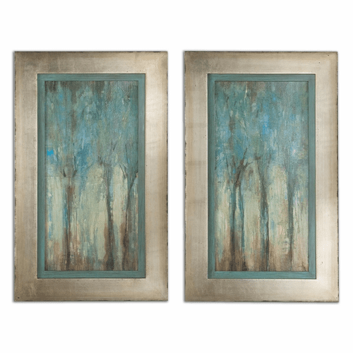 Uttermost Whispering Wind Framed Art Set Of 2 - 41410