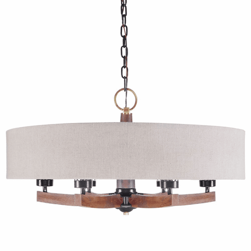 Uttermost Woodall 6 Light Drum Chandelier - 21331