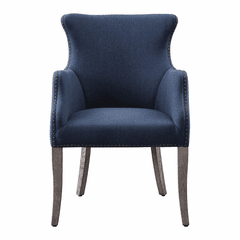Uttermost Yareena Blue Wing Chair - 23499