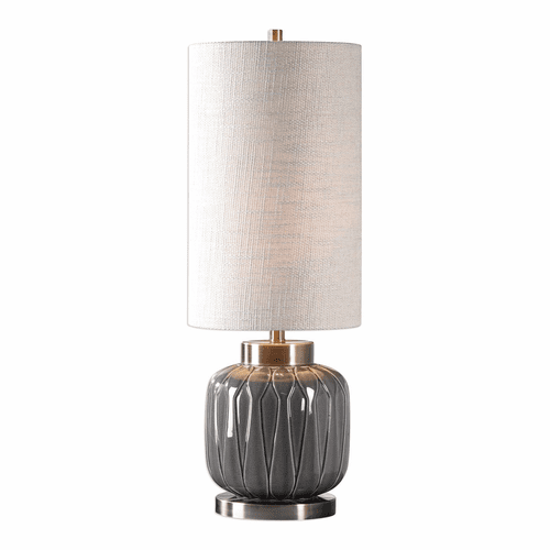 Uttermost Zahlia Aged Gray Ceramic Lamp - 29559-1
