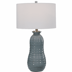 Uttermost Zaila Light Blue Table Lamp - 26362-1