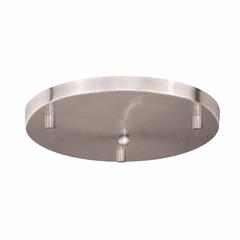 Vaxcel 12" Canopy for 3 Mini Pendants - Satin Nickel - Y0005 Vaxcel 12" Canopy for 3 Mini Pendants - Satin Nickel - Y0005