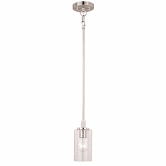 Vaxcel Addison 1-LT Pendant - Satin Nickel - P0239