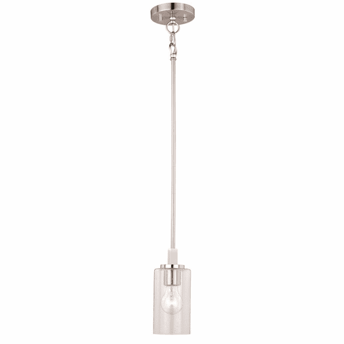 Vaxcel Addison 1-LT Pendant - Satin Nickel - P0239