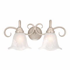 Vaxcel Bella 2-LT Vanity Light - Brushed Nickel - BL-VLD002BN