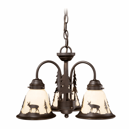 Vaxcel Bryce 3-LT Light Kit (Dual Mount) - Burnished Bronze - LK55416BBZ-C