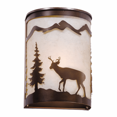 Vaxcel Bryce 8" Wall Sconce - Burnished Bronze - WS55408BBZ