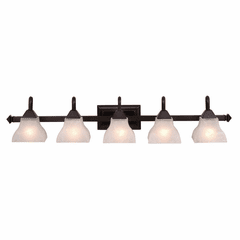 Vaxcel Cardiff 5-LT Vanity Light - Oil Burnished Bronze - VL26305OBB