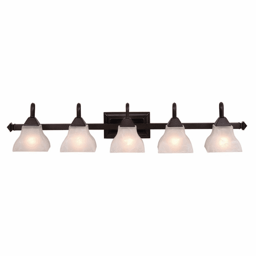 Vaxcel Cardiff 5-LT Vanity Light - Oil Burnished Bronze - VL26305OBB