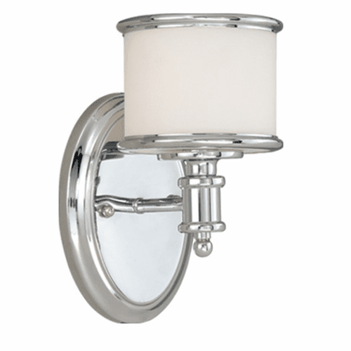Vaxcel Carlisle 1-LT Vanity Light - Chrome - CR-VLU001CH