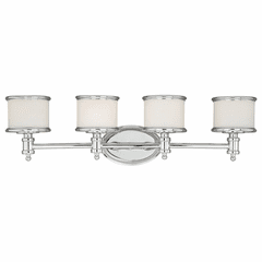 Vaxcel Carlisle 4-LT Vanity Light - Chrome - W0149