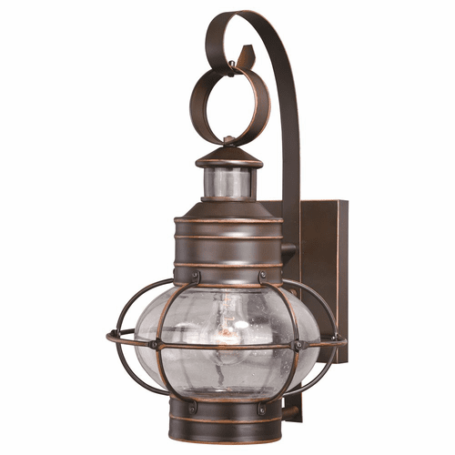 Vaxcel Chatham Dualux 10" Outdoor Wall Light - Burnished Bronze - T0249