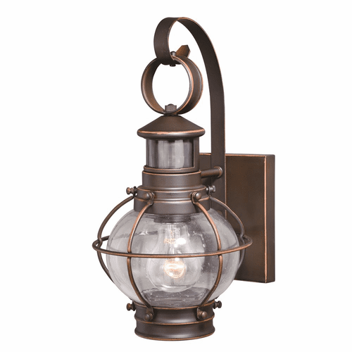 Vaxcel Chatham Dualux 7" Outdoor Wall Light - Burnished Bronze - T0326