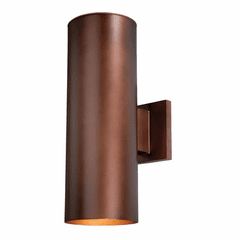 Vaxcel Chiasso 5" Outdoor Wall Light - Bronze - CO-OWB052BZ