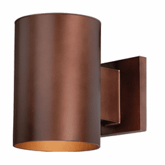 Vaxcel Chiasso 5" Outdoor Wall Light - Bronze - CO-OWD050BZ
