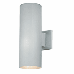 Vaxcel Chiasso 5" Outdoor Wall Light - Satin Aluminum - CO-OWB052SL