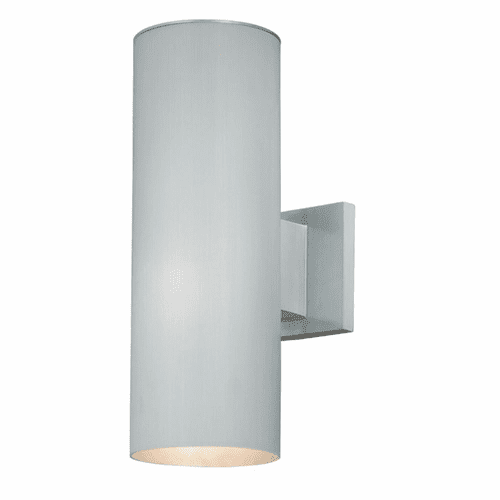 Vaxcel Chiasso 5" Outdoor Wall Light - Satin Aluminum - CO-OWB052SL