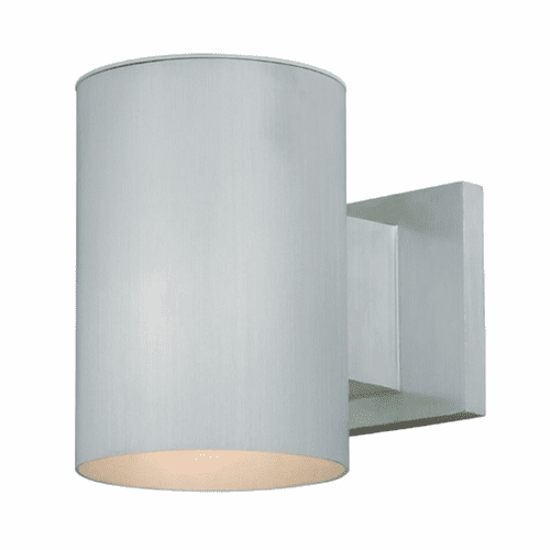 Vaxcel Chiasso 5" Outdoor Wall Light - Satin Aluminum - CO-OWD050SL