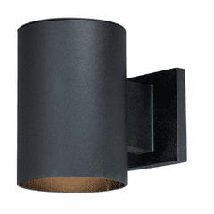 Vaxcel Chiasso 5" Outdoor Wall Light - Textured Black - CO-OWD050TB