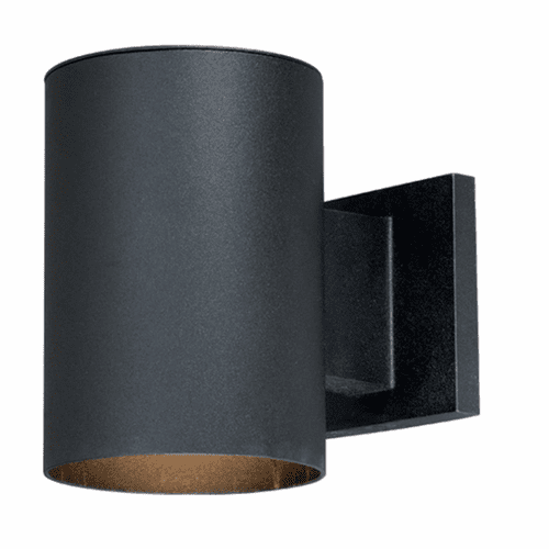 Vaxcel Chiasso 5" Outdoor Wall Light - Textured Black - CO-OWD050TB