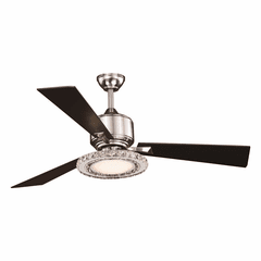 Vaxcel Clara 52" Ceiling Fan - Brushed Nickel - F0048