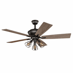 Vaxcel Clybourn 52" Ceiling Fan - Bronze - F0042