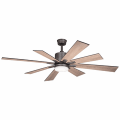 Vaxcel Crawford 60" Indoor Ceiling Fan - Dark Nickel - F0081