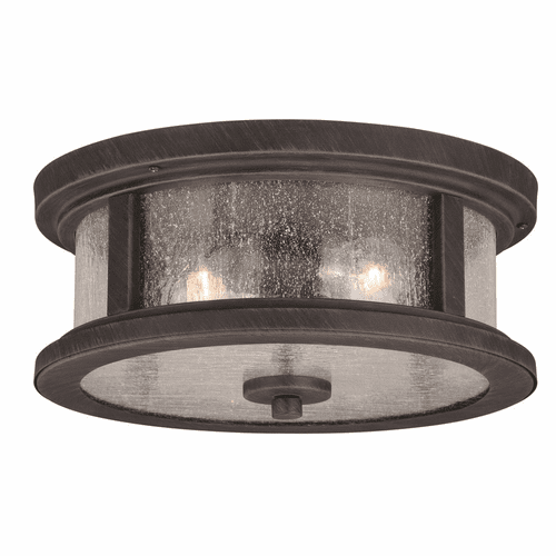 Vaxcel Cumberland 13" Outdoor Flush Mount Rust - Rust Iron - T0290