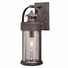 Vaxcel Cumberland Dualux 6" Outdoor Wall Light - Rust Iron - T0384