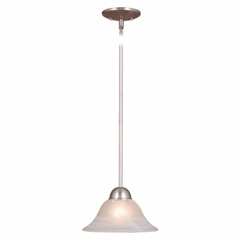 Vaxcel Da Vinci 10" Mini Pendant - Brushed Nickel - PD5024BN