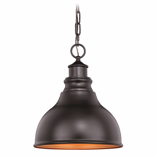 Vaxcel Delano 11" Pendant - Outer Oil Burnished Bronze - T0317