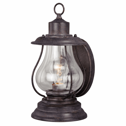 Vaxcel Dockside 6" Outdoor Wall Light - Weathered Patina - T0215