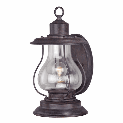 Vaxcel Dockside 8" Outdoor Wall Light - Weathered Patina - T0216