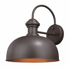 Vaxcel Franklin 13" Outdoor Wall Light - Oil Burnished Bronze - T0347 Vaxcel Franklin 13" Outdoor Wall Light - Oil Burnished Bronze - T0347
