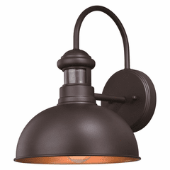 Vaxcel Franklin Dualux 10 Outdoor Motion Sensor Wall Light - Bronze - T0385