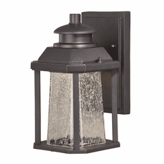 Vaxcel Freeport 5.5" LED Outdoor Wall Light - Textured Black - T0308