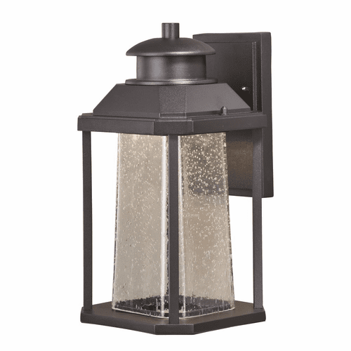 Vaxcel Freeport 7.5" LED Outdoor Wall Light - Textured Black - T0309