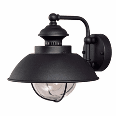 Vaxcel Harwich 10" Outdoor Wall Light - Textured Black - OW21501TB