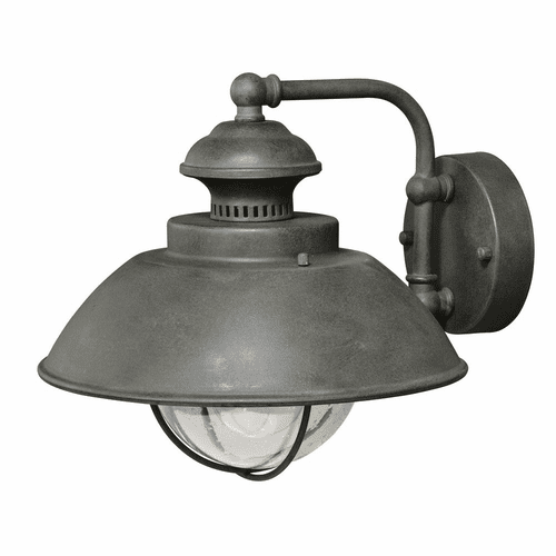 Vaxcel Harwich 10" Outdoor Wall Light - Textured Gray - T0267