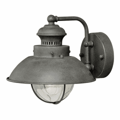 Vaxcel Harwich 8" Outdoor Wall Light - Textured Gray - T0268