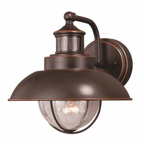 Vaxcel Harwich Dualux 10" Outdoor Wall Light - Burnished Bronze - T0263