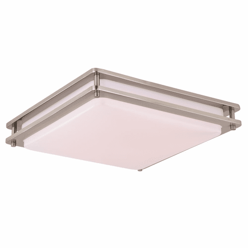 Vaxcel Horizon 16" LED Flush Mount - Satin Nickel - C0150