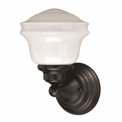 Vaxcel Huntley 1-LT Vanity Light - Oil Rubbed Bronze - W0166