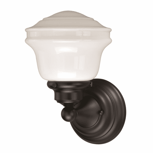 Vaxcel Huntley 1-LT Vanity Light - Oil Rubbed Bronze - W0166