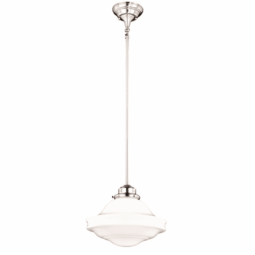 Vaxcel Huntley 12" Pendant - Satin Nickel - P0244