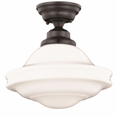 Vaxcel Huntley 12" Semi-Flush Mount - Oil Rubbed Bronze - C0178
